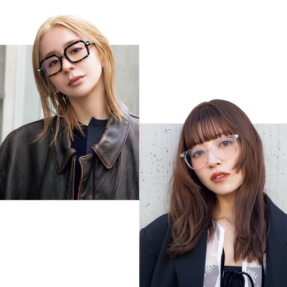 A GOOD TIME PRODUCTION べっ甲柄メガネ 30代・40代スナップ】べっ甲調やメタル、クリアフレームが旬！ 業界人