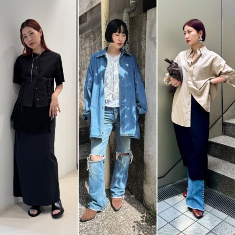 【30代・40代スナップ】定番だからこそ個性が光る！ おしゃれ業界人の「シャツ＆デニム」コーデ7選