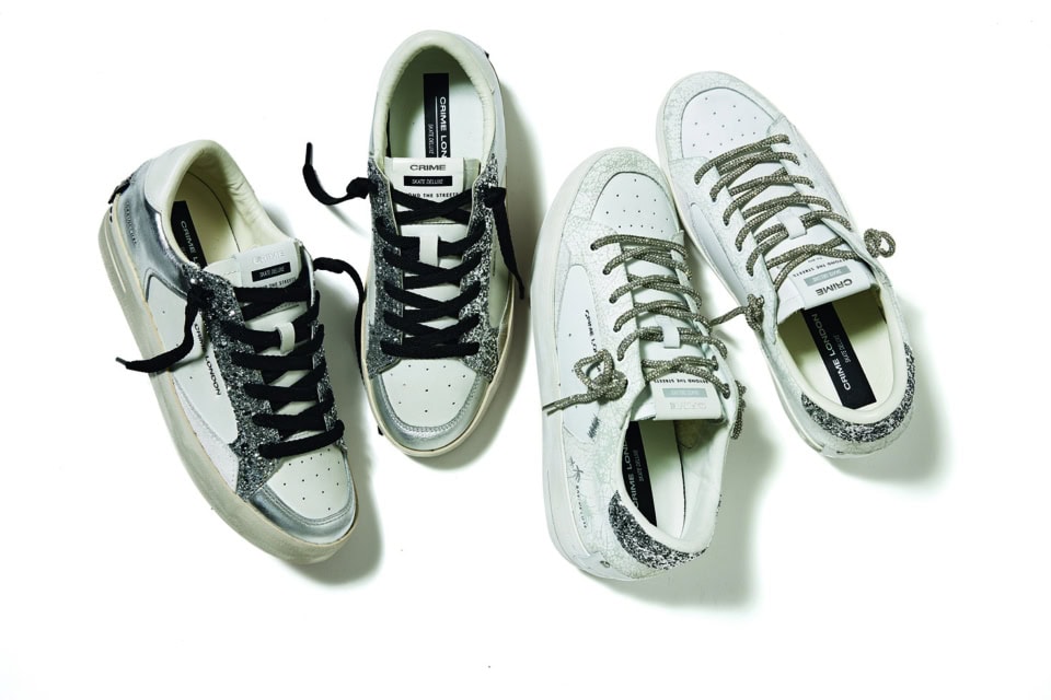 右から【SK8 DELUXE HEEL】¥47,300、【SK8 DELUXE】¥47,300(共にクライムロンドン/WAKO&CO)