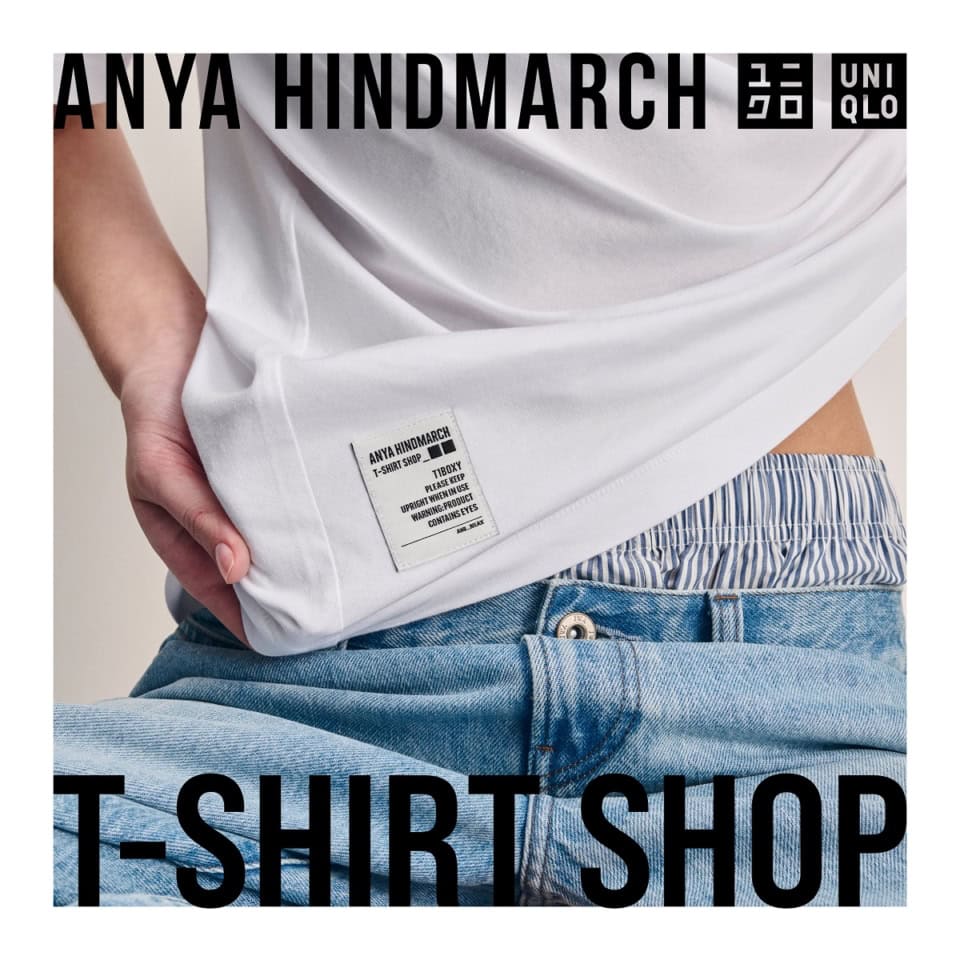 ユニクロ×ANYA HINDMARCHの最強コラボが再び！ 2025年夏コレクション「T-SHIRT SHOP」
