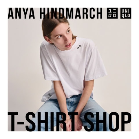 ユニクロ×ANYA HINDMARCHの最強コラボが再び！ 2025年夏コレクション「T-SHIRT SHOP」