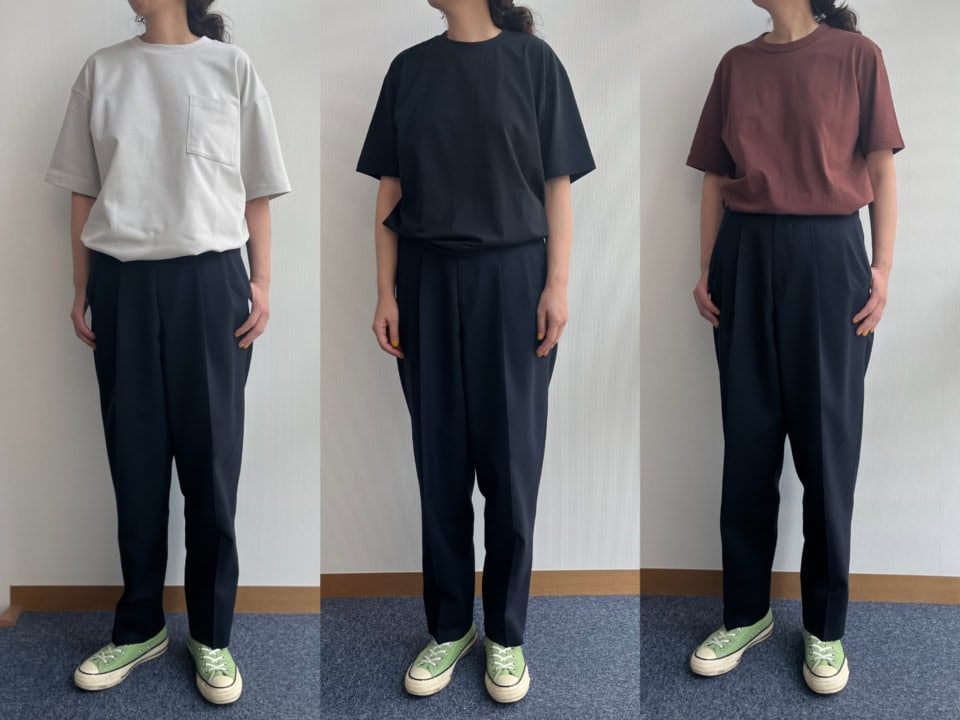 【無印良品】のTシャツ全8モデルを40代ライターが試着＆徹底解説【すべて2,990円以下】