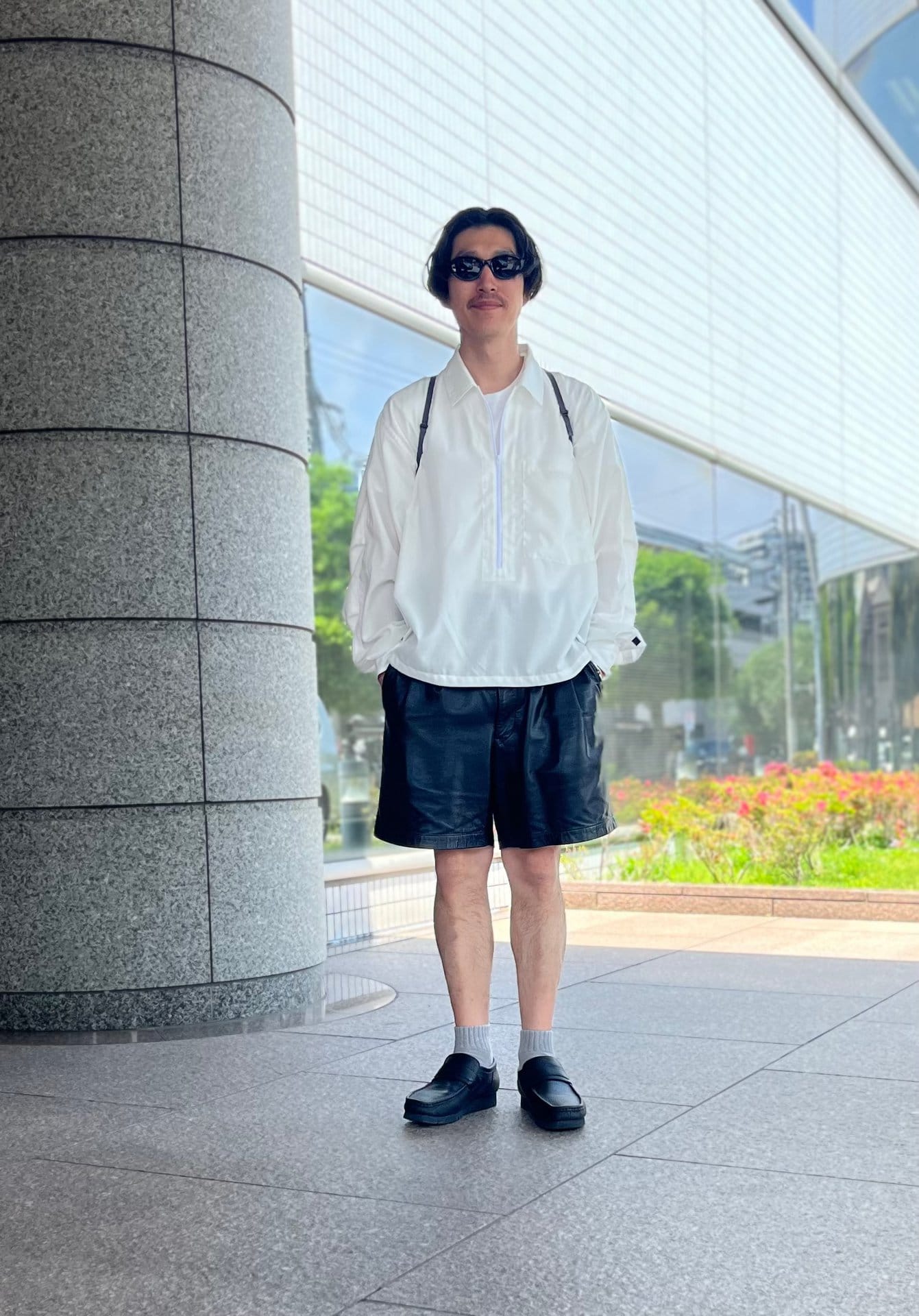 大人のこだわりが炸裂したショートパンツコーデ