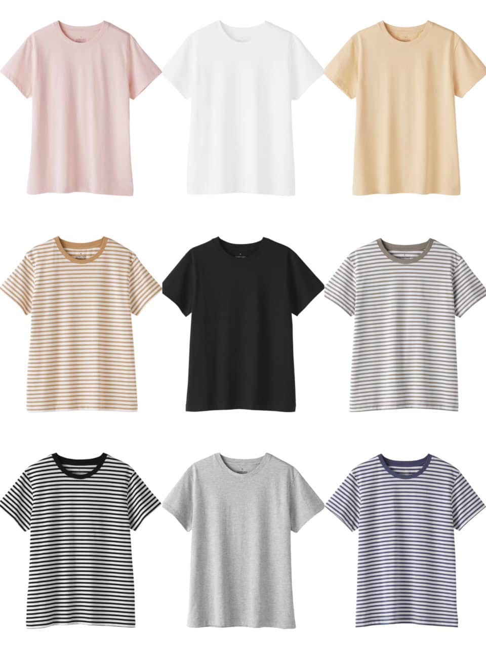 【無印良品】のTシャツ全8モデルを40代ライターが試着＆徹底解説【すべて2,990円以下】