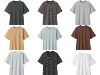 天竺編みクルーネック半袖Tシャツのカラバリはこちら！