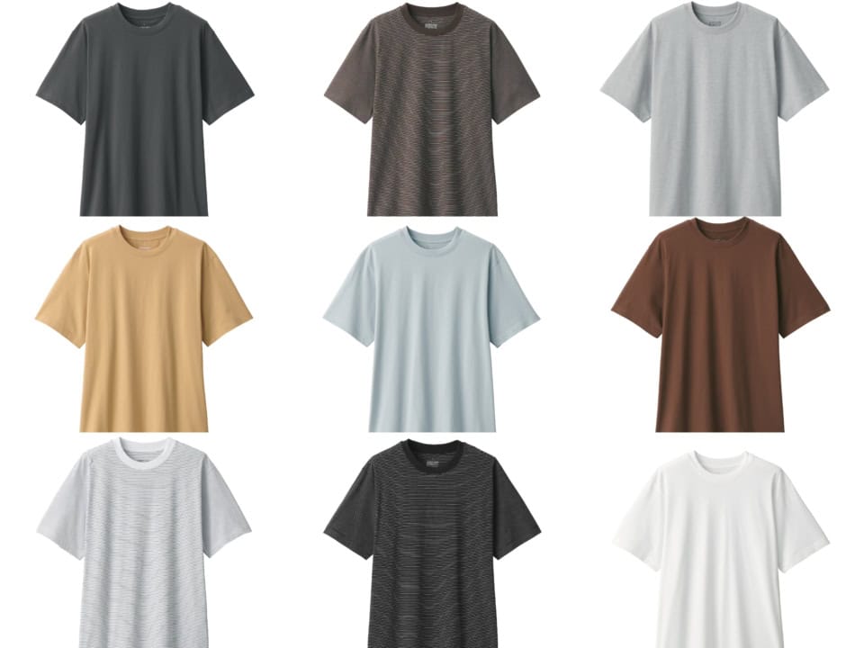 【無印良品】のTシャツ全8モデルを40代ライターが試着＆徹底解説【すべて2,990円以下】