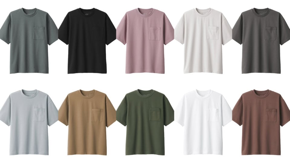 【無印良品】のTシャツ全8モデルを40代ライターが試着＆徹底解説【すべて2,990円以下】