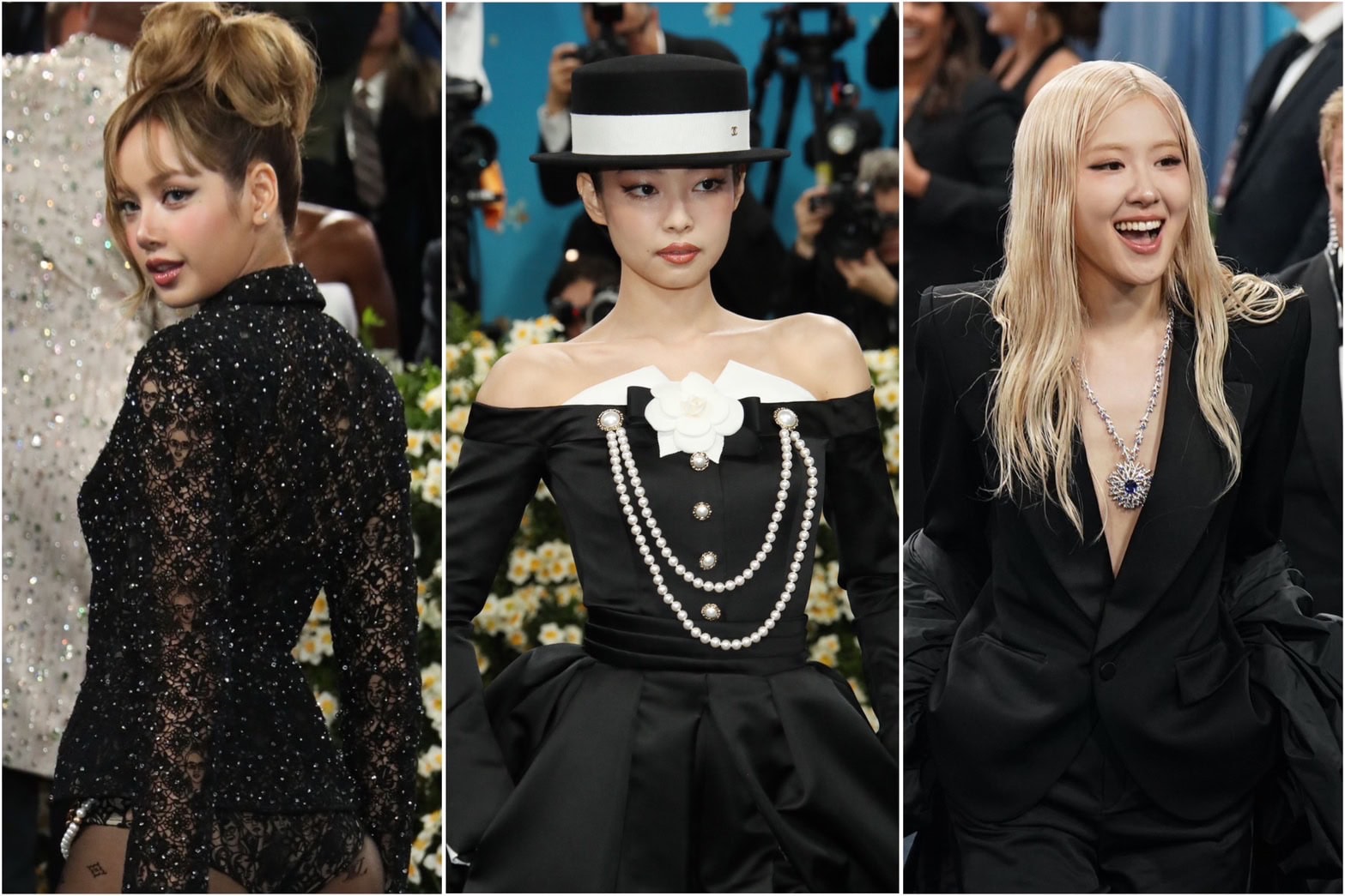 BLACKPINKが「メットガラ」に集結！ リサ・ジェニ・ロゼのドレスを徹底