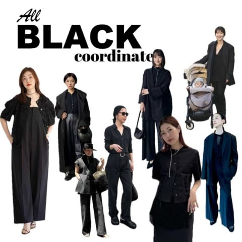 ただ着るだけはNG。40代のオールブラックには「小物づかい&素材」と「ヌケ感」が重要【スナップ8選】