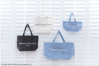 【ディーン＆デルーカ（DEAN & DELUCA）】リッツ・カールトン店の限定はメッシュトートバッグ。スモール34ドル、ラージ38ドル、Xラージは59ドル。