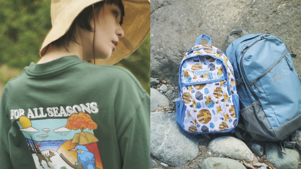 意外と知らない【コールマン】キッズ用バックパックはもちろん、Tシャツもキャップも可愛い♡