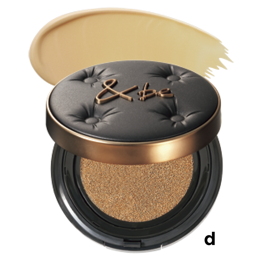 【STEP 1】薄膜ながらハイカバー。＆be ラスティングクッションファンデーション ライトベージュ ¥3,520（Clue）