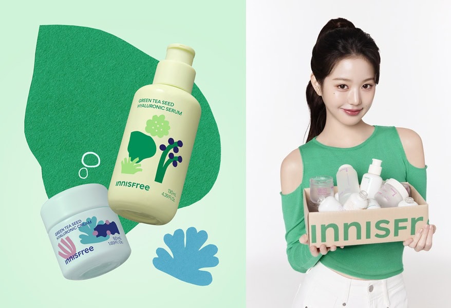 「イニスフリー」人気美容液&クリームがサステナブルな限定パッケージで登場!
