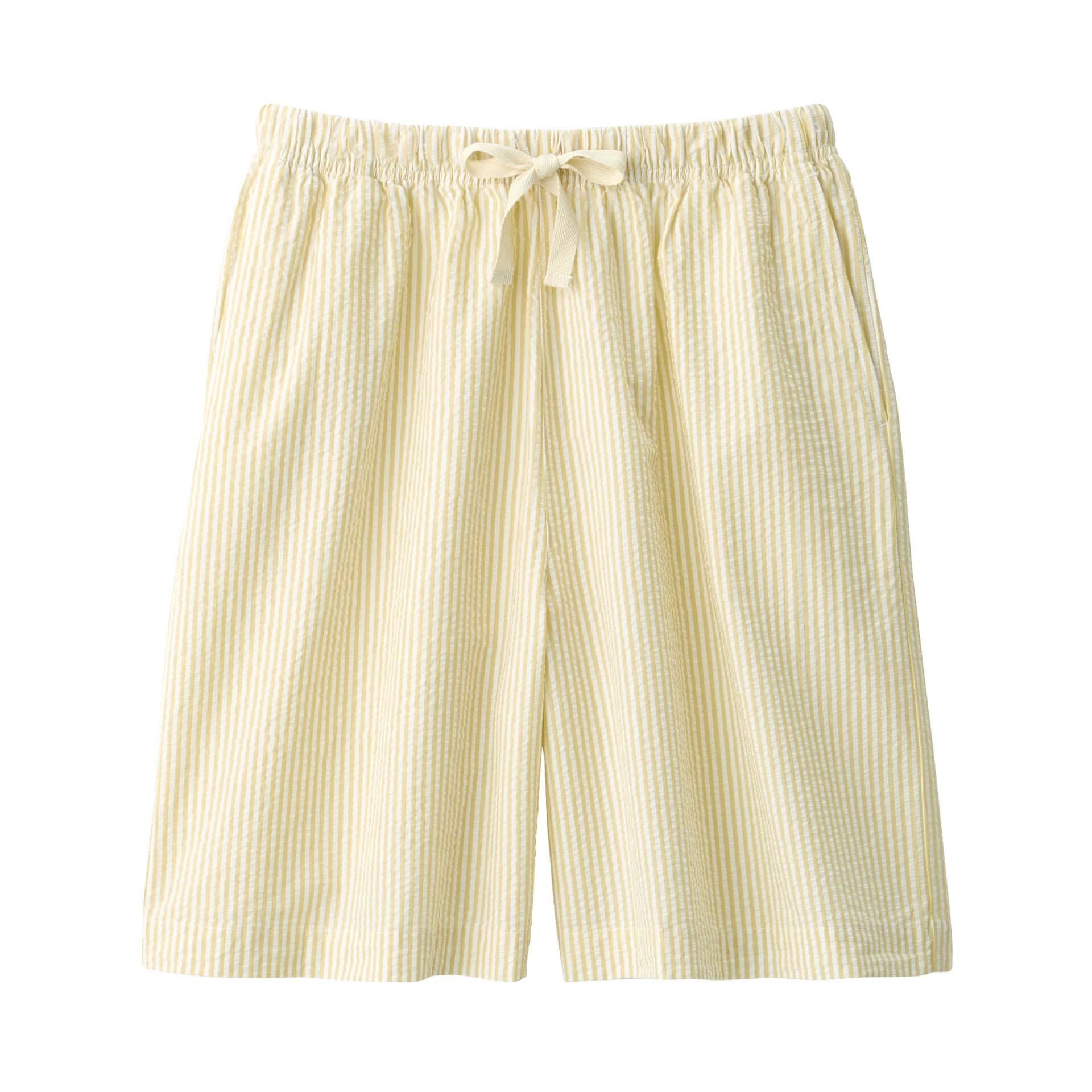 婦人 サッカー織 ハーフパンツ￥1,990（無印良品）
