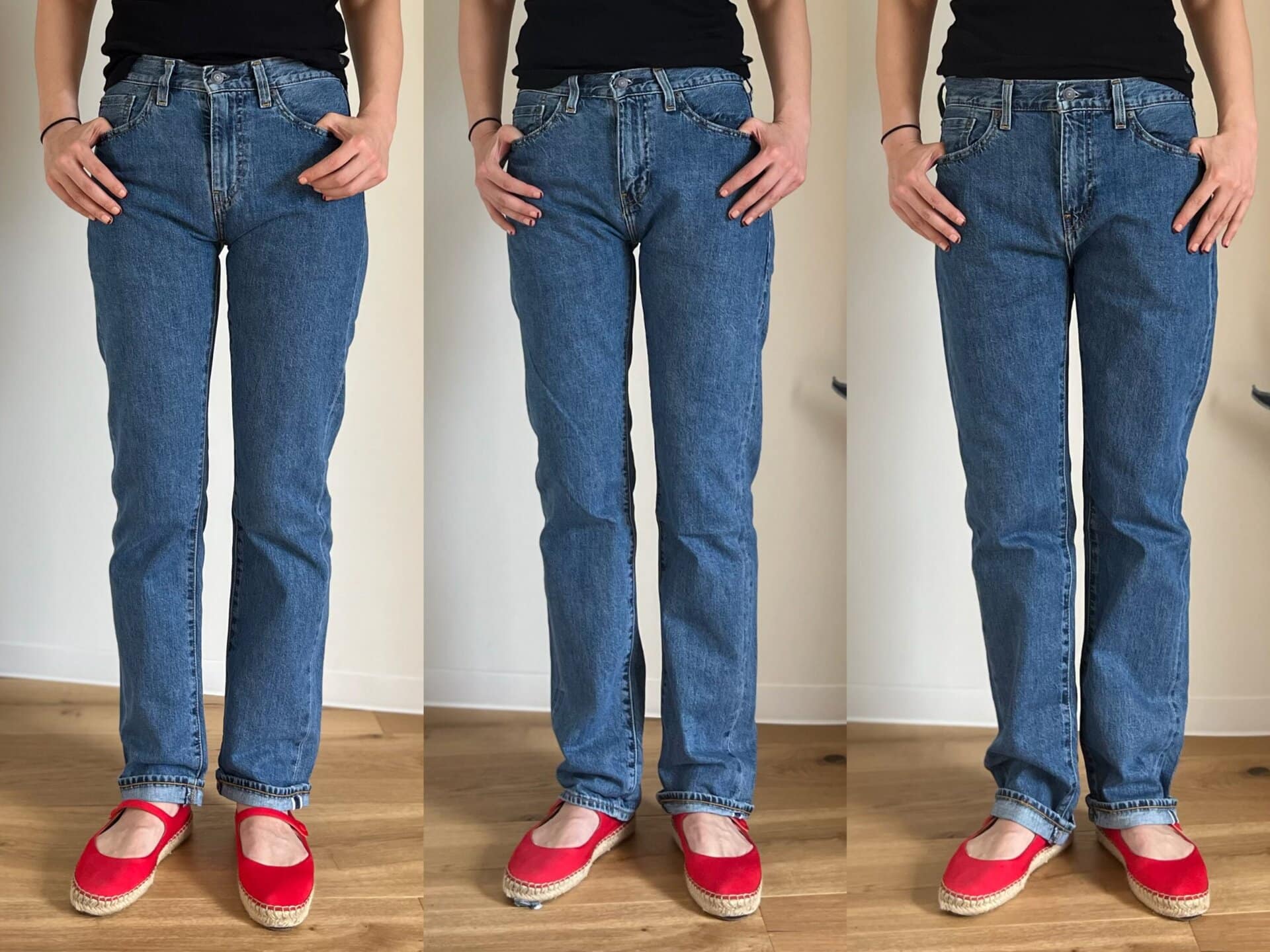 左から28・29・30インチ。「505™」各￥18,700（リーバイス®）