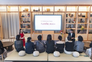 特別イベント「Aurelie. ROOM（オレリー ルーム)」の会場の様子
