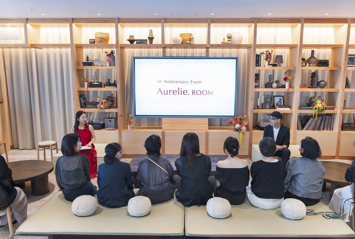 特別イベント「Aurelie. ROOM（オレリー ルーム)」の会場の様子