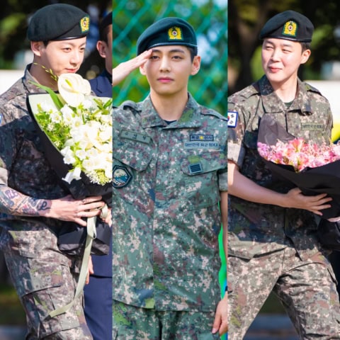 BTSが兵役を終え「完全体」復帰間近。除隊日の軍服姿をまとめておさらい！