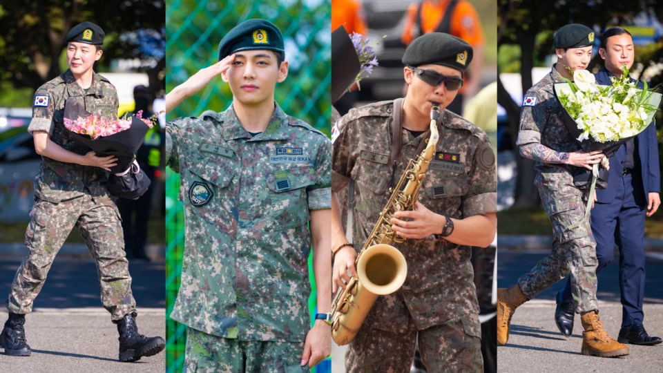 BTSが兵役を終え「完全体」復帰間近。除隊日の軍服姿をまとめておさらい!