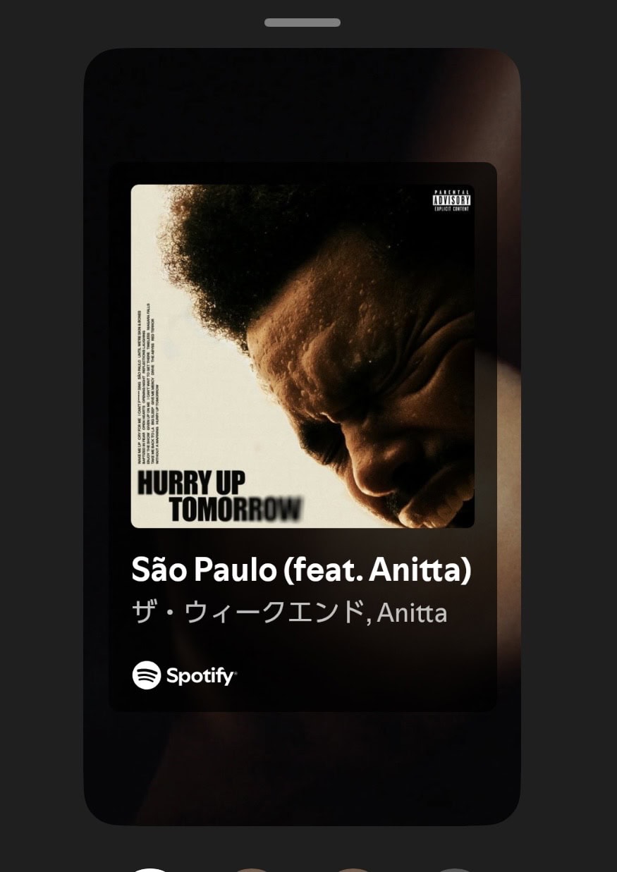 「Sao Paulo（feat.Anitta）」ザ・ウィークエンド