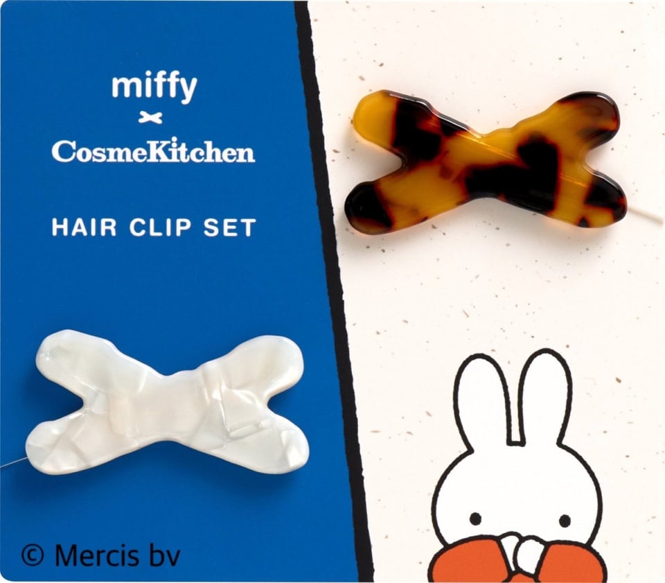 miffy アセテートヘアクリップセット ￥1,980