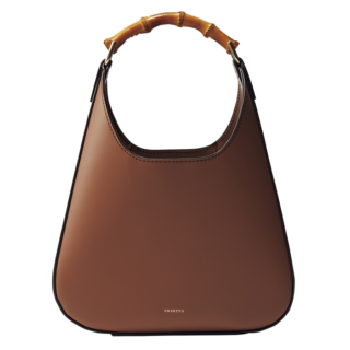 バンブーハンドルバッグ［H20×W24×D8㎝］¥49,500（オルセット／オルサ）