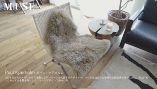 金属を用いたミニマルなデザインで知られるポール・ケアホルムのチェア。ここに座って、ビールを飲みながらNetflixを見る時間が至福のひととき。