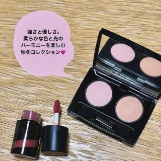 ビオモイスチュアシャドー 38 ¥4,180、ミネラルリキッドルージュ 07 ¥3,520（MiMC）※8月5日発売