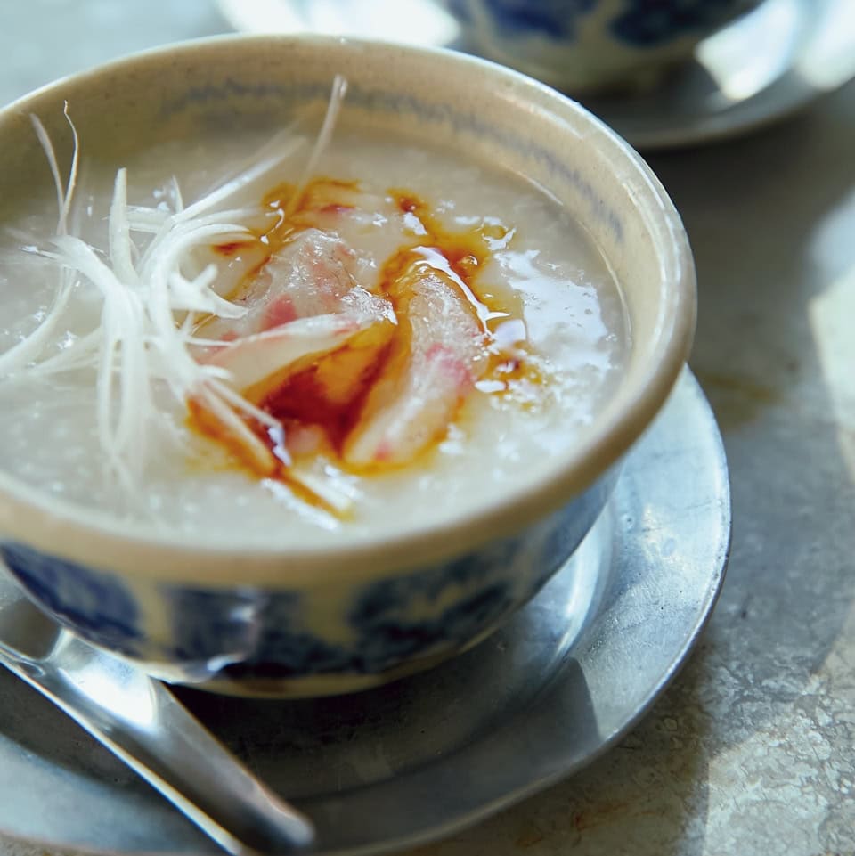 お疲れの日に優しく染みる♡ スーパーの刺身で作る『鯛の中華粥』が絶品です