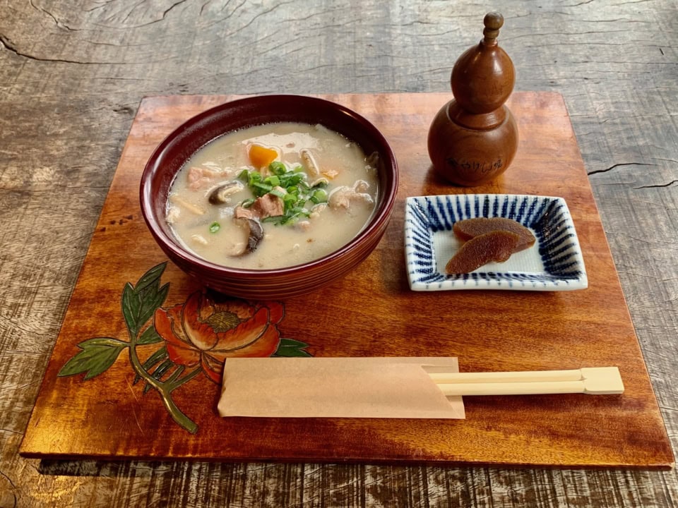 小豆島酒造のCafe＆Bar　酒粕汁