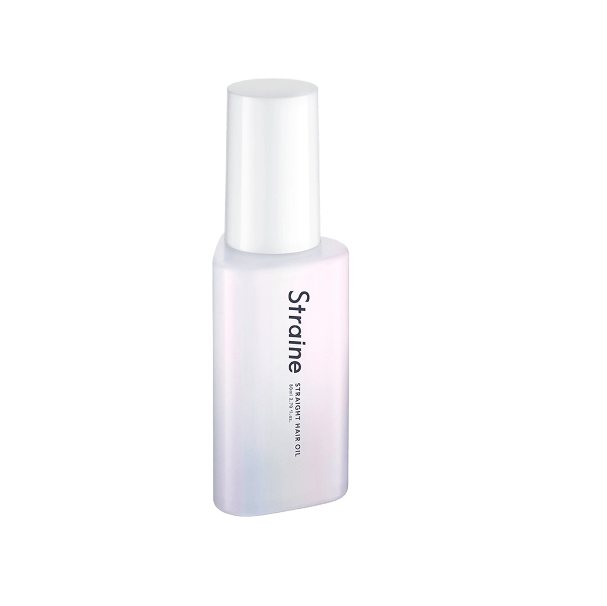 ストレイン ストレートヘアオイル　ホワイトブロッサムの香り 80mL ￥1,980※全国のバラエティストア（ロフト、ハンズ、ショップインなど）で先行発売中、2025年7月1日全国のドラッグストアで発売開始