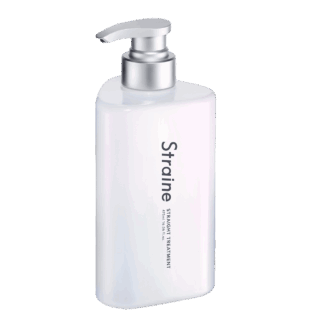 ストレイン ストレートトリートメント　ホワイトブロッサムの香り 475mL ￥1,980、詰め替え用 400mL ￥1,540※全国のバラエティストア（ロフト、ハンズ、ショップインなど）で先行発売中、2025年7月1日全国のドラッグストアで発売開始