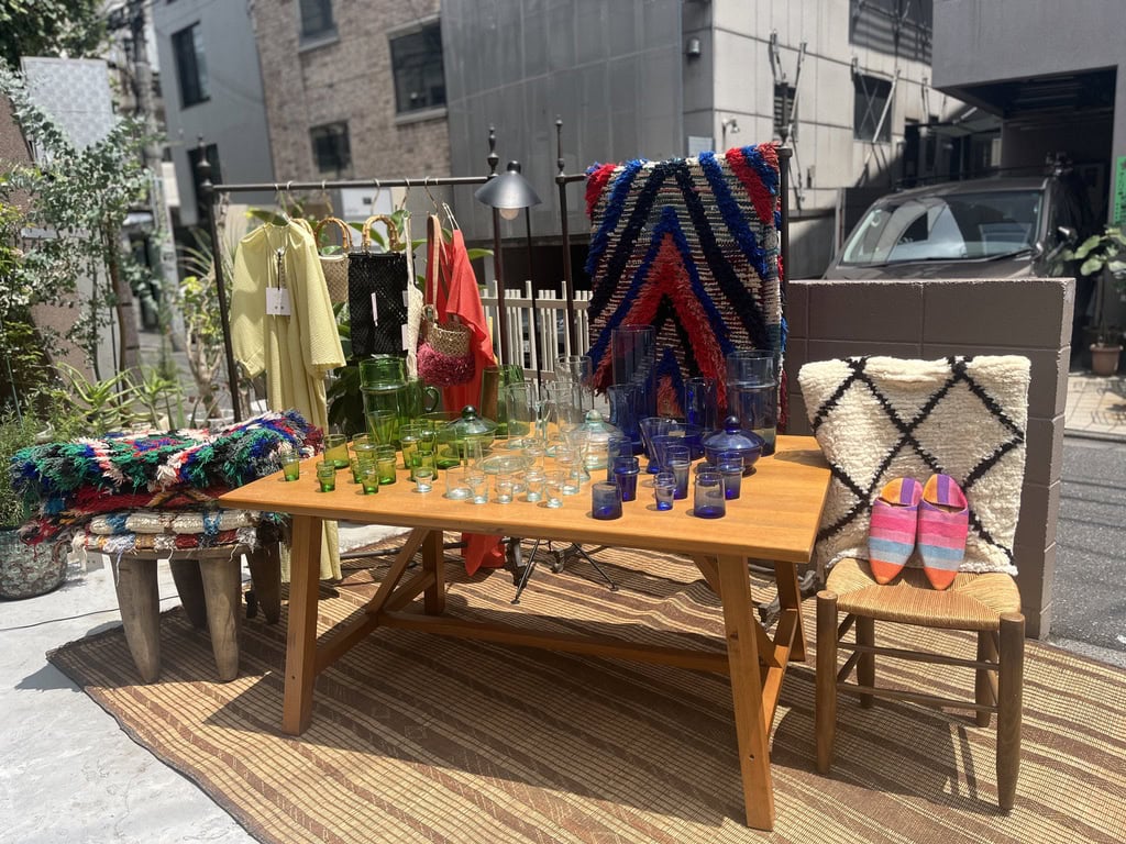 モロッコグラスは￥660〜と、お手頃価格で購入できるのもうれしい！