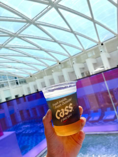 もちろん、ビール飲んでもOKです♡