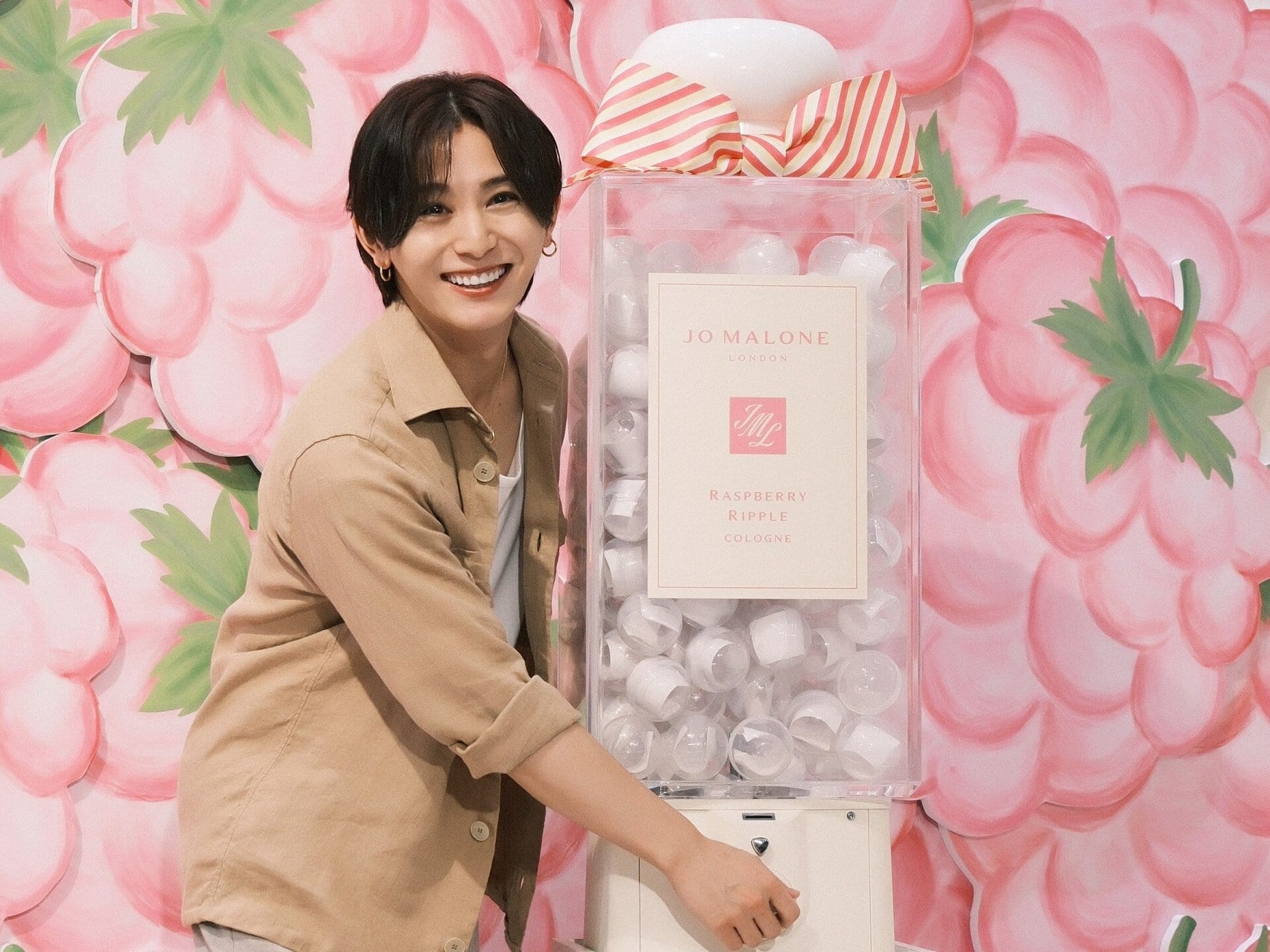 山田涼介3日限定PopUP限定カード付【新品】JoMaloneラズベリーリップル 山田涼介】ジョー マローンのポップアップに登場！「次のライブ