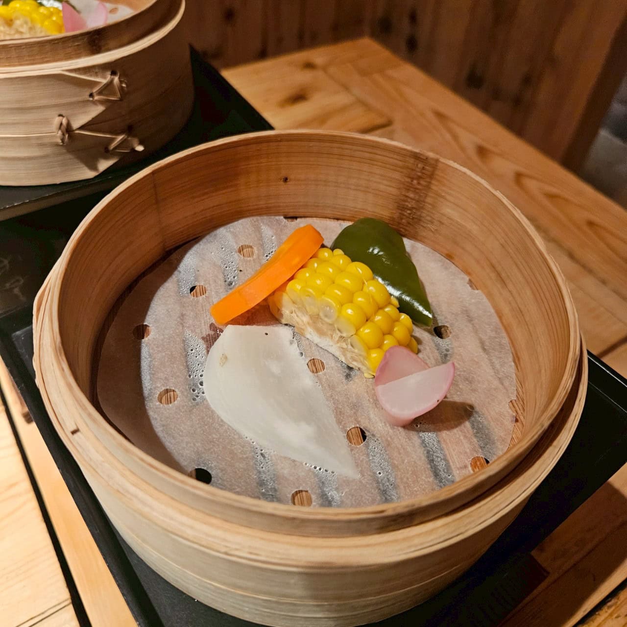 せいろに入った蒸し野菜もあったよね。