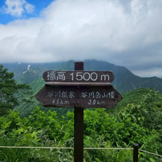 展望台は標高1,500メートル地点にあります。