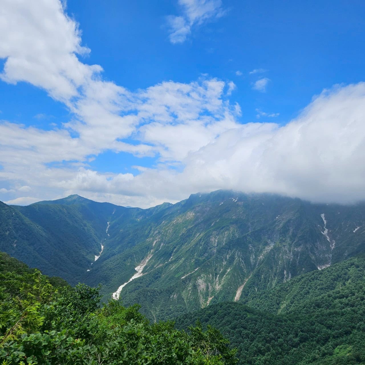 絶景～！ ロープウェイとリフトを乗り継いだだけ、な～んにも苦労しないで、この絶景～！