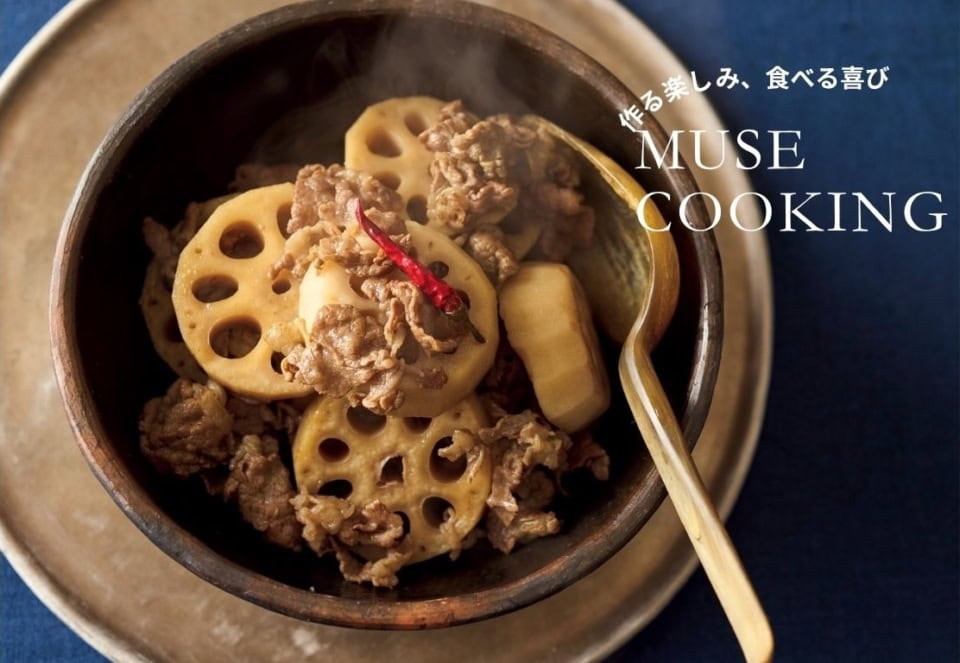 シャキシャキの食感と甘辛味でごはんが進む♡『牛肉とれんこんの甘辛煮』ワンパン煮物レシピ