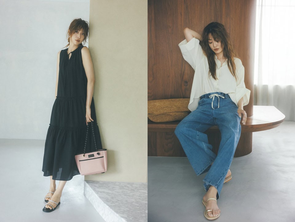 1枚でコーデが決まるドレスに楽ちんゴム仕様の旬のデニムも「バンヤードストーム」の注目夏服
