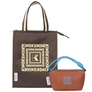 SIZE（約）　バッグ：H27×W22×D13.5㎝ ポーチ：H8.5×W16［最大］×D7㎝
