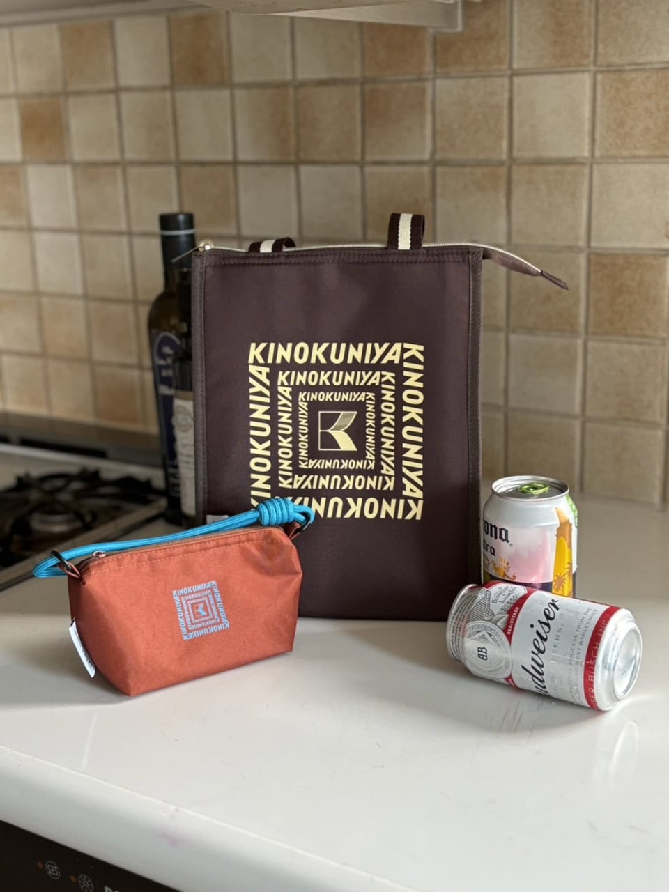 【KINOKUNIYA×JOURNAL STANDARD L’ESSAGE 】どちらも保冷・保温機能付き！ジップ付きトートとおにぎりポーチ