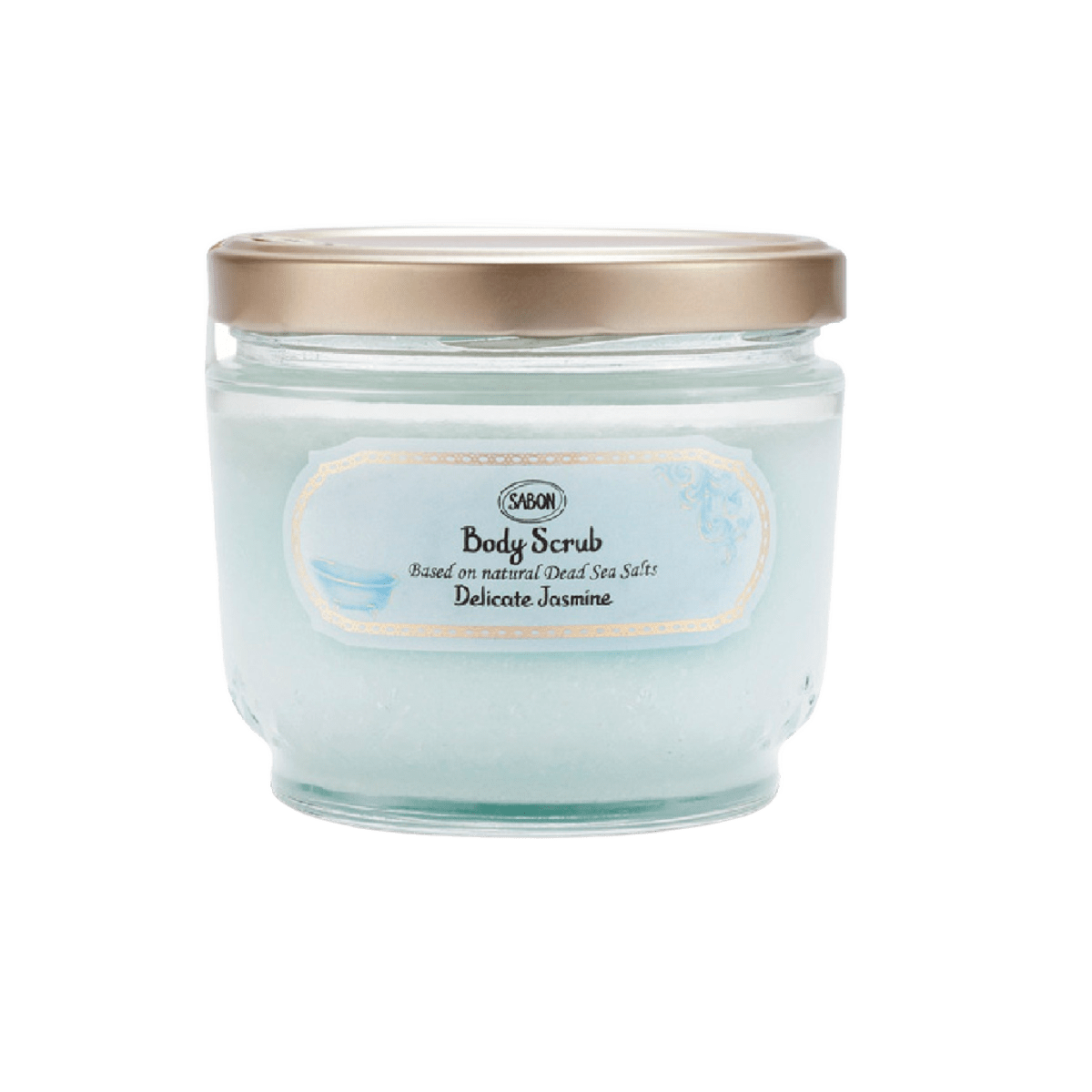 ボディスクラブ デリケート・ジャスミン 600g ¥6,600（SABON Japan）