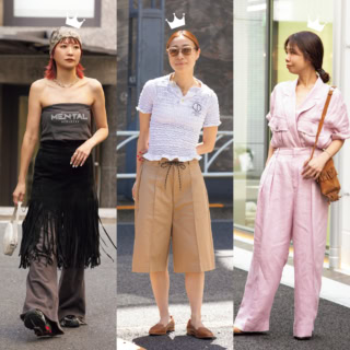 ポロ、ハーフパンツ…トレンドアイテム×ヌケ感♡加藤かすみさんが選ぶスナップクイーン3選