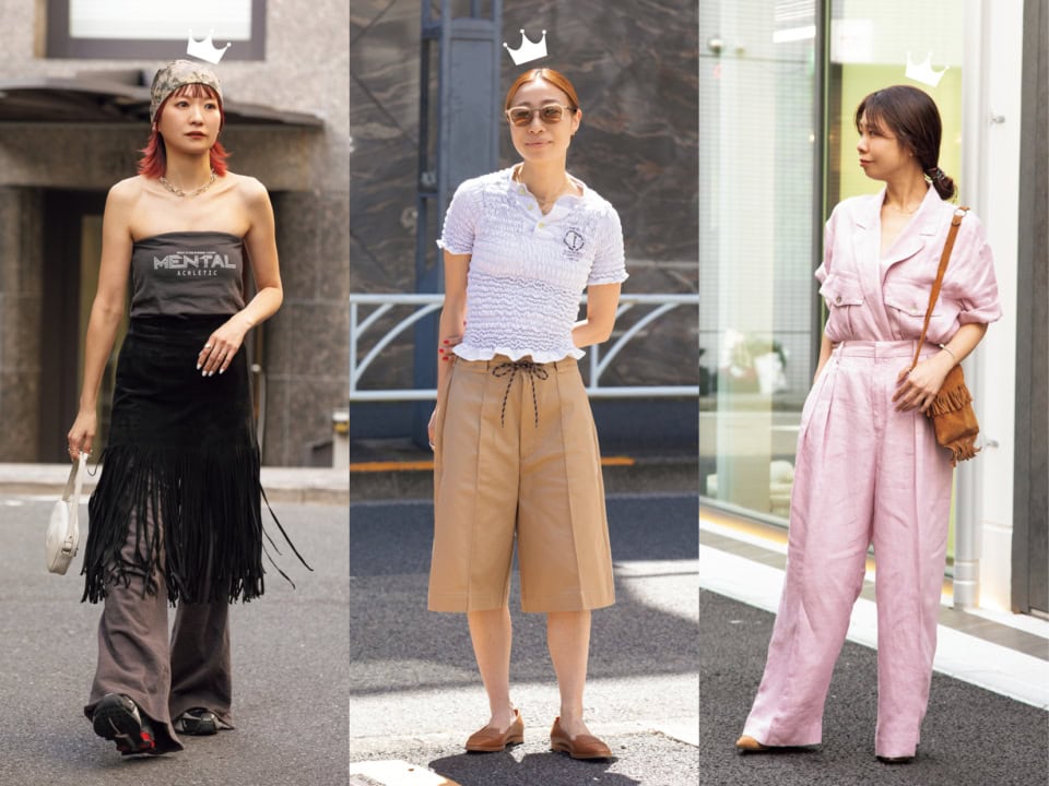 ポロ、ハーフパンツ…トレンドアイテム×ヌケ感♡加藤かすみさんが選ぶスナップクイーン3選