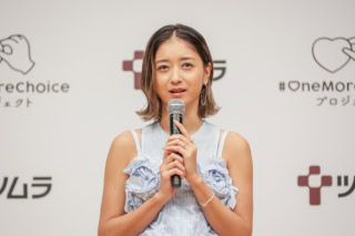 #OneMoreChoice プロジェクト発表会に登壇したみちょぱさん。