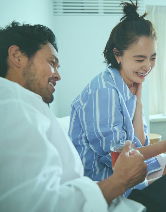 ミューズ世代にこそ！こだわる大人のための「アパデント」でワンランク上のオーラルケアタイム｜浅見れいな、三浦理志｜OCEANS