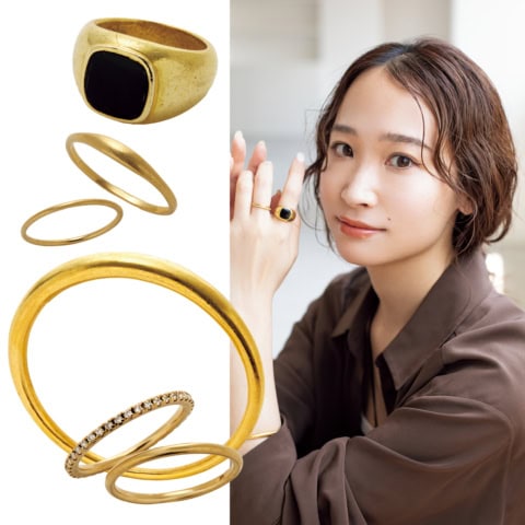 「カラーレスなメイクはジュエリーの強さで魅せます」【佐藤麻理奈さんのメイク＆ジュエリー拝見】