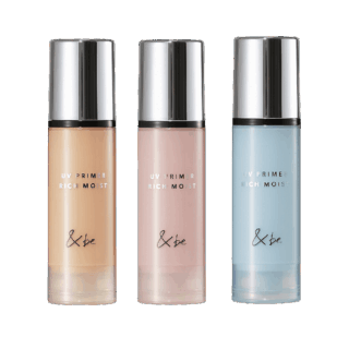 &be UVプライマーリッチモイスト SPF50+・PA++++ 全3色 36g 各￥3,080、同 ミニ SPF50+・PA++++ 全3色 15g 各￥1,650※2025年8月22日POP UP会場にて先行発売、2025年8月29日全国発売※ミニは数量限定