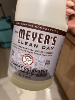 ちなみに、洗剤は大好きなエレウォンで買ったラベンダーの香り。